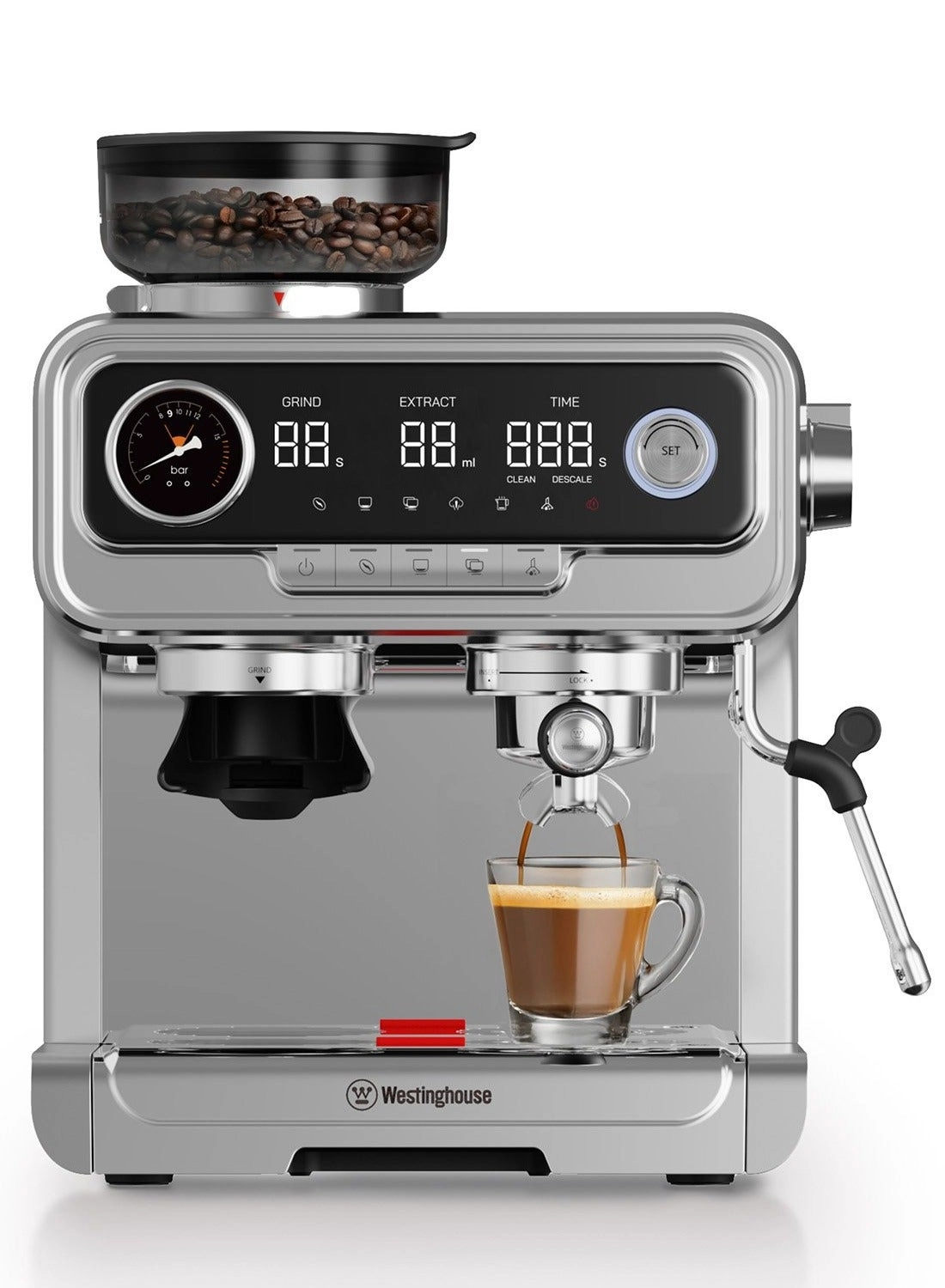 Westinghouse Digital Electronics WKCMHC502 - Built-in Grinder Digital Touchscreen