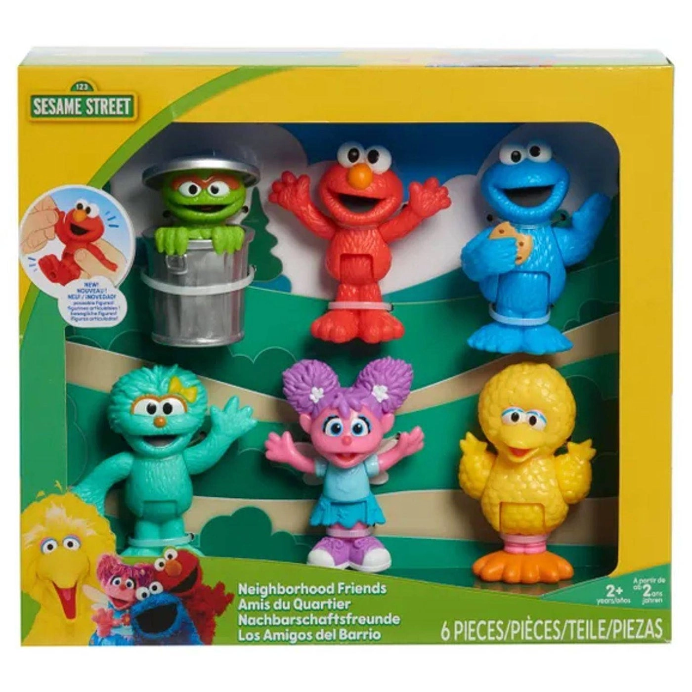Sesame Street Neighborhood Friends Figure Set 6 pcs