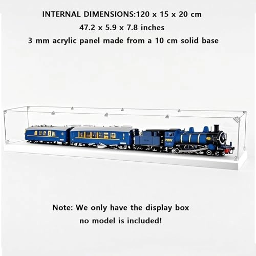Acrylic Display Box for LEGO Orient Express Kit 21344