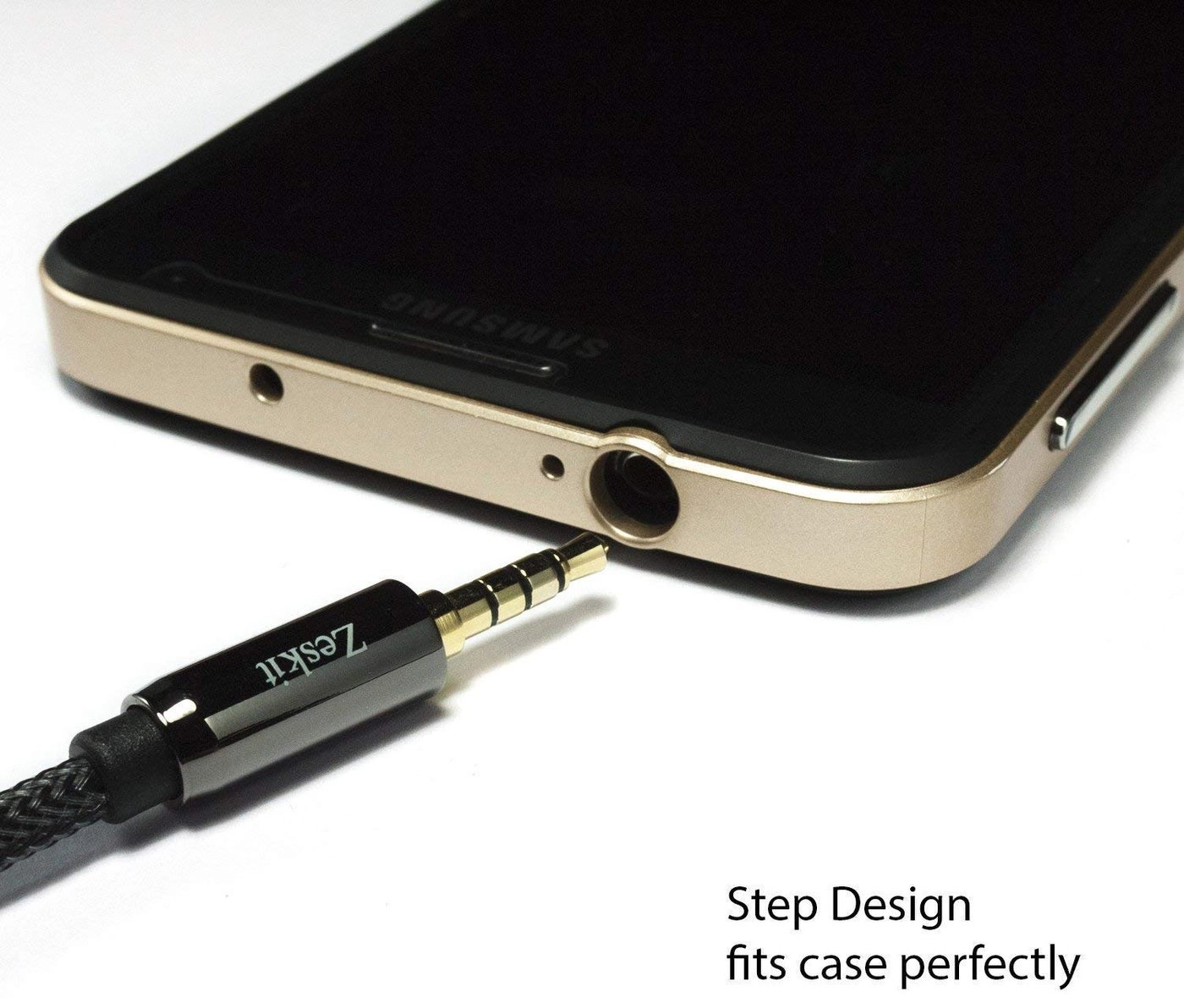 3.5mm Jack Male to Male AUX Audio Cable - 4ft