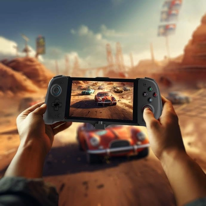 Switch Controller Gamepad Grip - Black Switch & Switch OLED