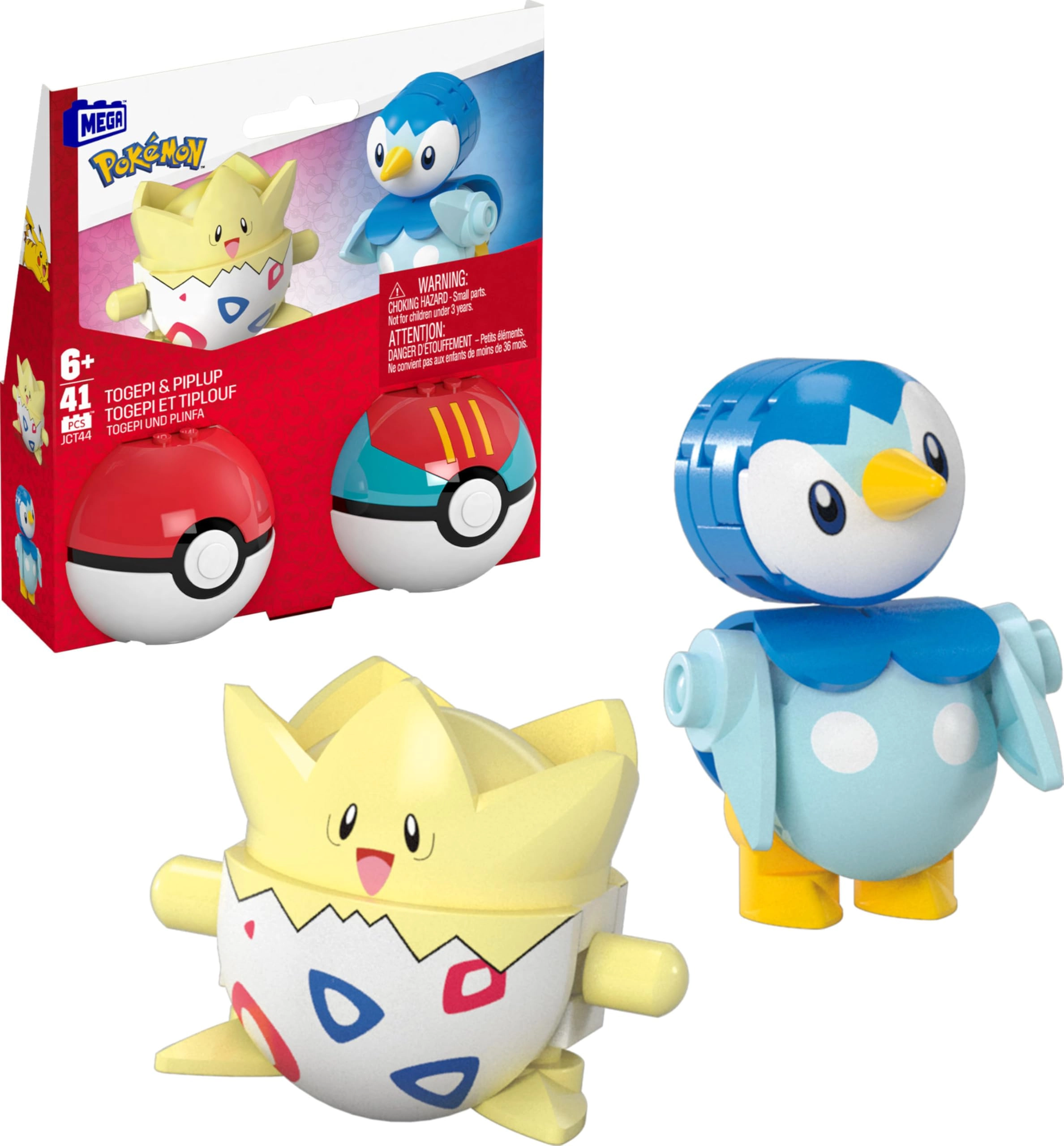 Mattel Piplup & Togepi - Pokemon 41 pcs