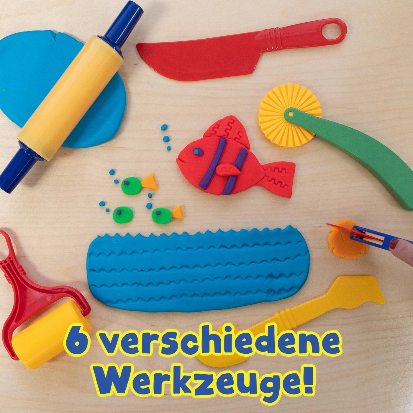 Dough Tools - plastic 6 pieces