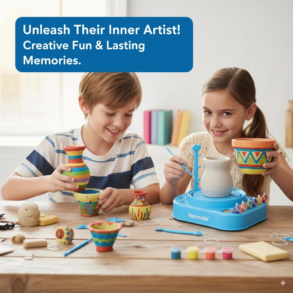 Pottery Wheel Kit - air-dry clay 800g