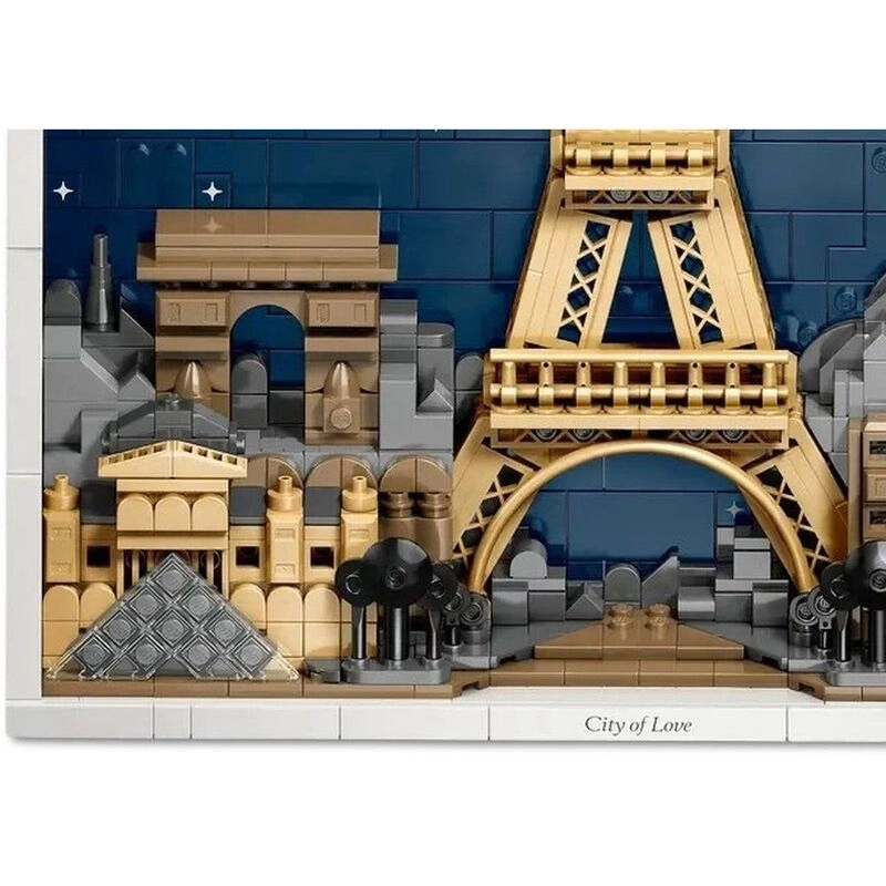 Architecture Paris – City of Love (21064) - Home Decor 3D Wall Art
