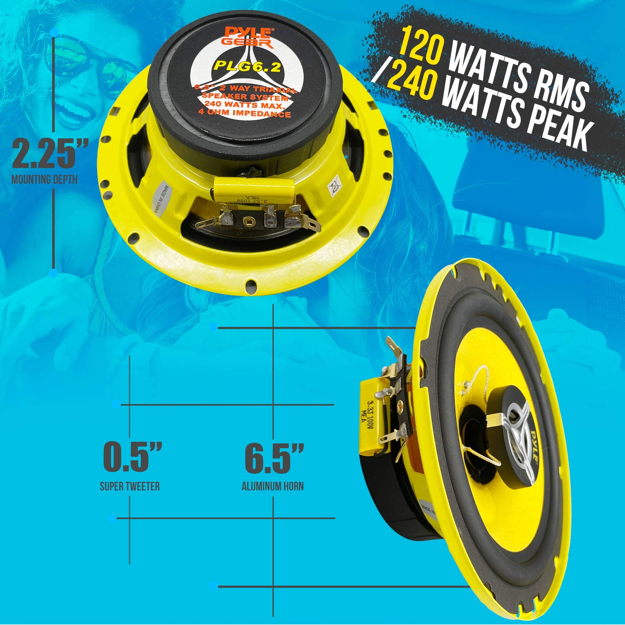 PLG6.2 - 6.5 Inches Subwoofer