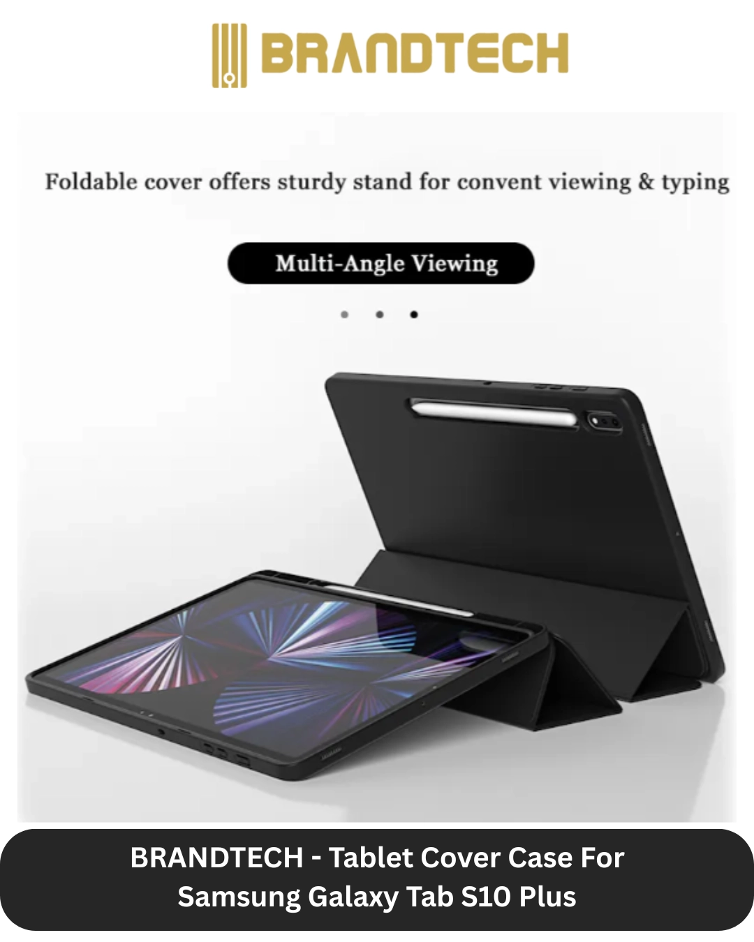 Cover with Screen Protector for Galaxy Tab S10+