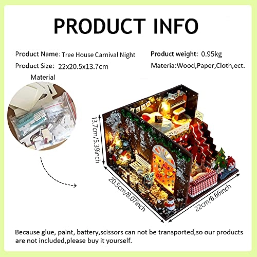 3D Wooden Miniature Doll House Kit - Painting and Calligraphy Room With Dust Cover 1:24