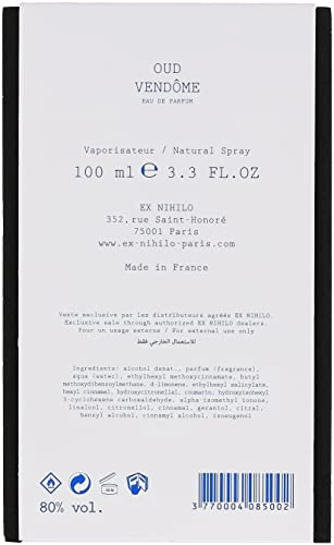 Oud Vendome Eau de Parfum 100ml