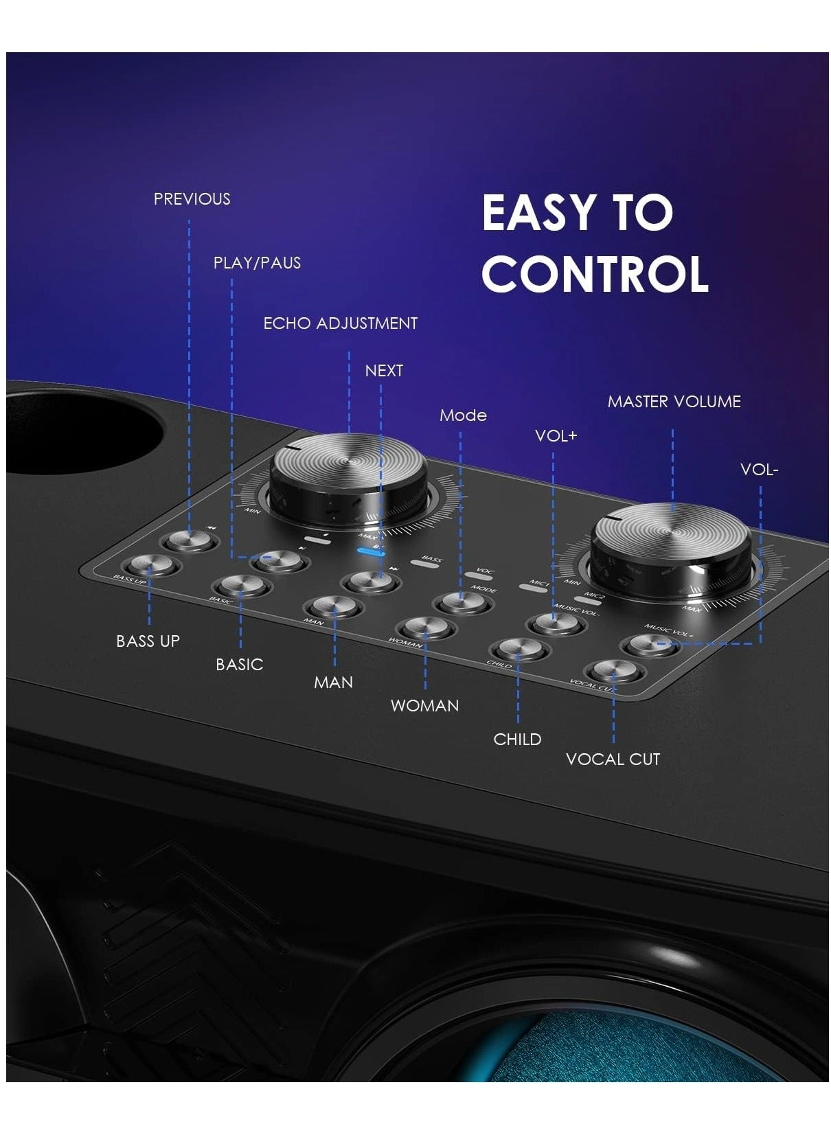 M25 - Wireless Bluetooth Karaoke System