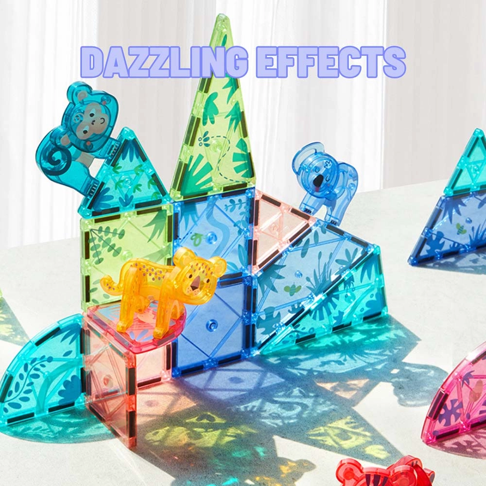 Animal Magnetic Tiles - Animals 40 pcs