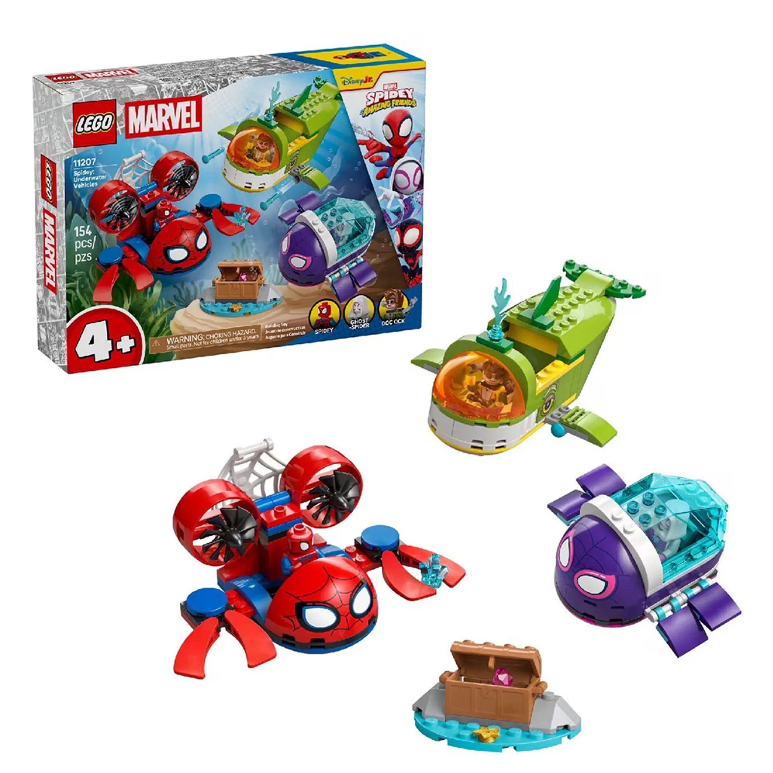 Marvel Spidey And His Amazing Friends Spidey: Underwater Vehicles 11207