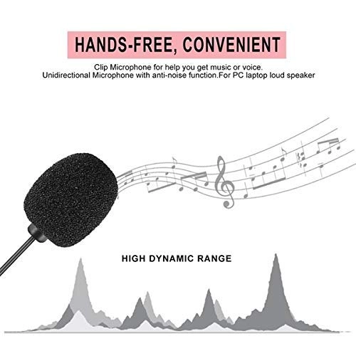 Collar Clip Lapel Mic 3.5mm-Mini-Jack Microphone