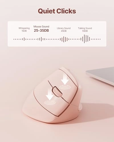 Vertical Mouse - Bluetooth+USB Dual Connection