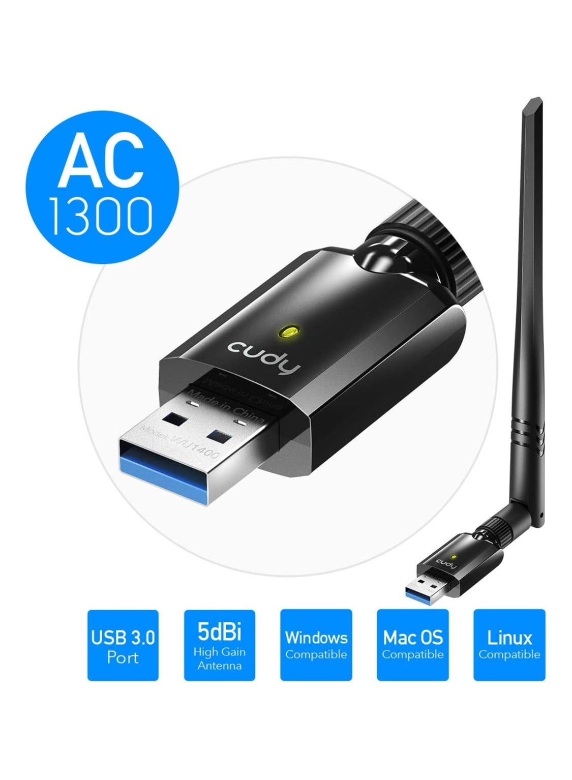 AC1300 - Dual Band USB 3.0 Wireless