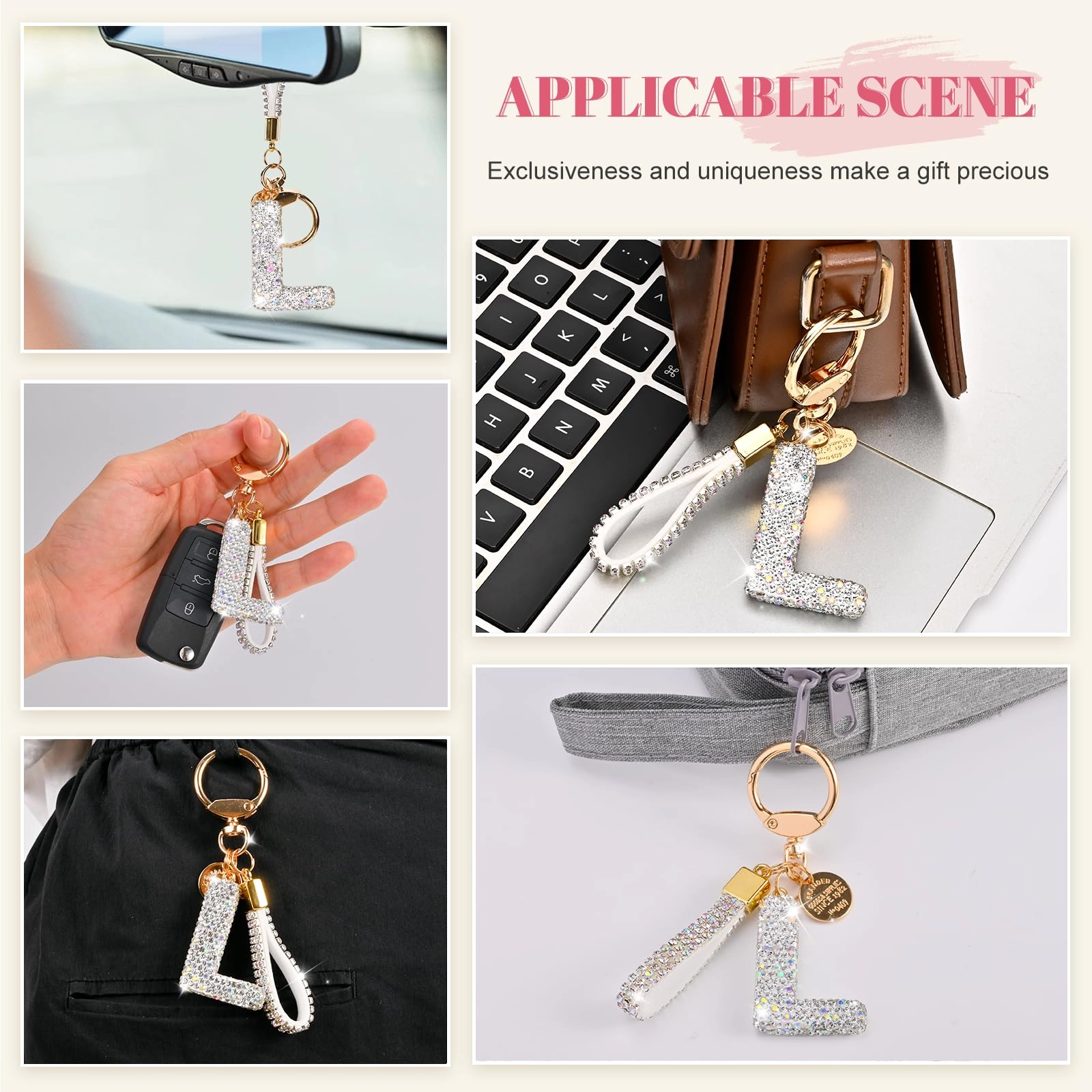 Initial Letter Keychain
