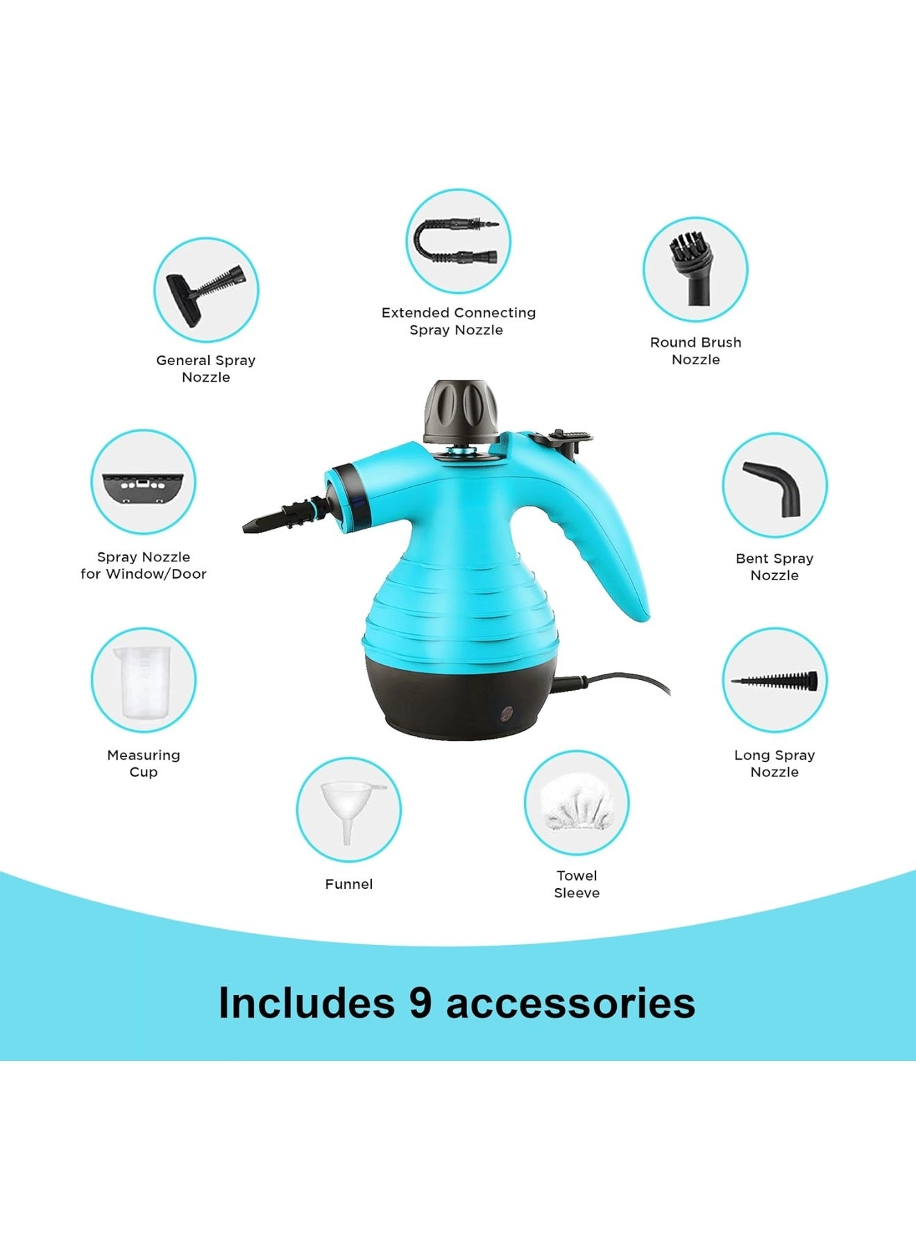 Handheld Steam Cleaner - 3.0bar 350ml