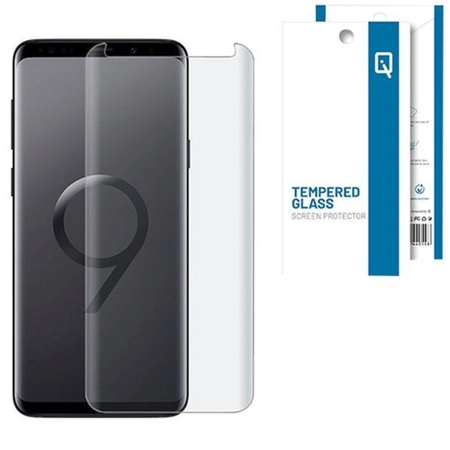 IQ Clear Tempered Glass Screen Protector for Samsung Galaxy S9