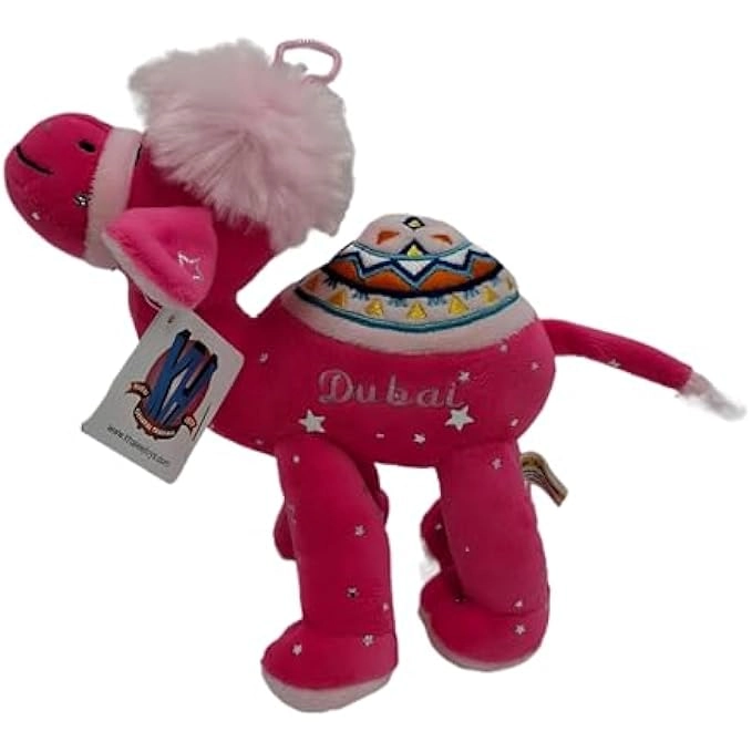 Camel Figurine - Pink 20 cm