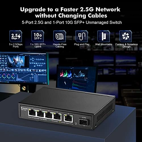 5x2.5G + 2x10G SFP 5-ports