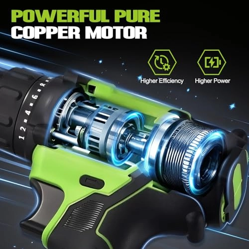 Power Drill - 2000 Milliamp Hours