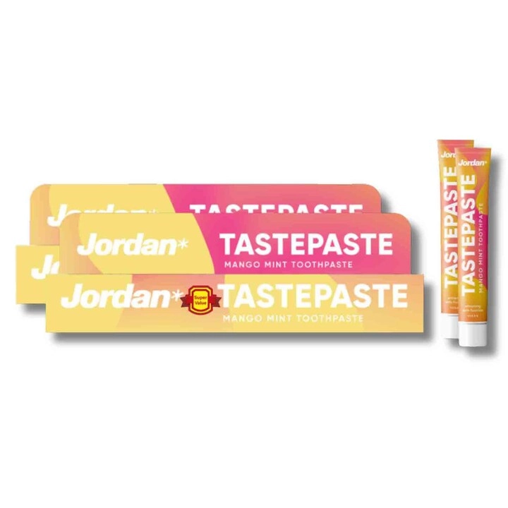 Jordan Tastepaste Mango Mint Fluoride Toothpaste 50ml x2