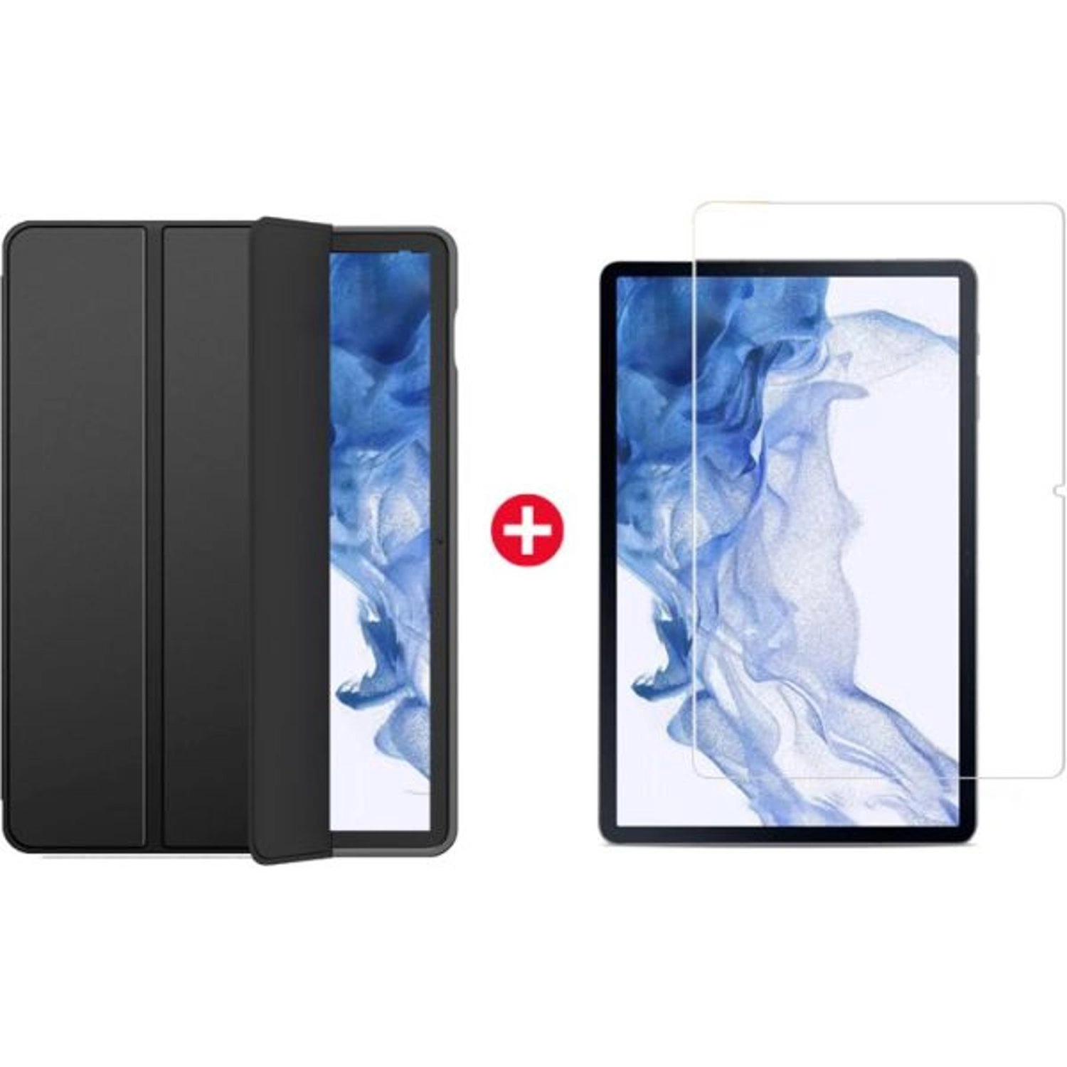Trands Case with Screen Protector for Galaxy Tab S8