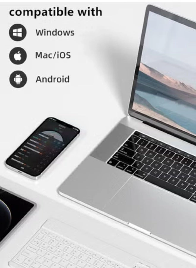 Wireless Bluetooth Rechargeable Keyboard - EN Wireless