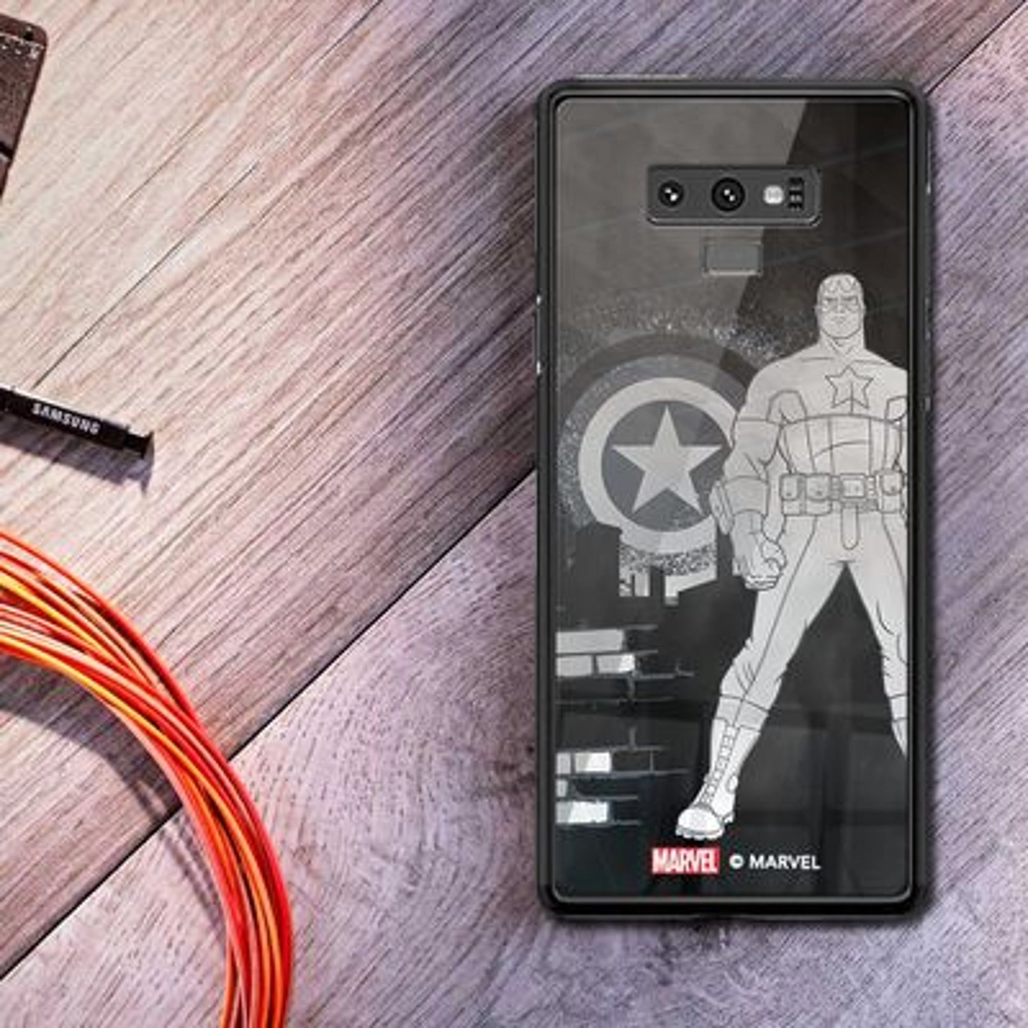Captain America Soldier Back Case for Galaxy Note 9