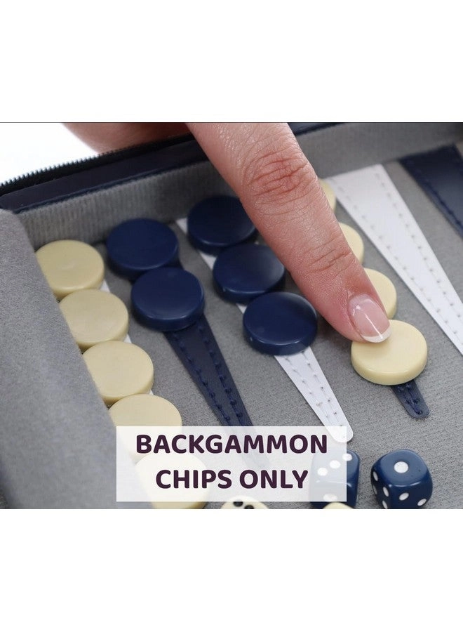 Replacement Magnetic Game Pieces - Travel Backgammon Set