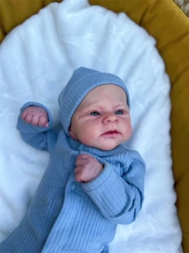 Reborn Baby Doll - 48 cm Silicone Baby Boy Ages 3+