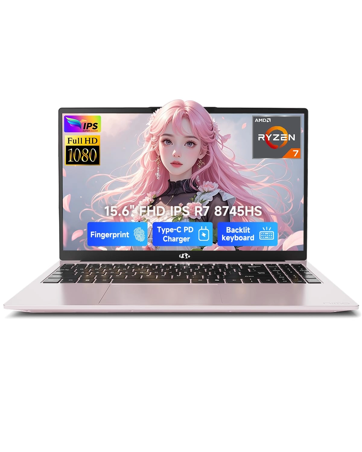 NIMO N158L N158 - 15.6'' Ryzen 7 8745HS 32GB DDR5 1TB SSD