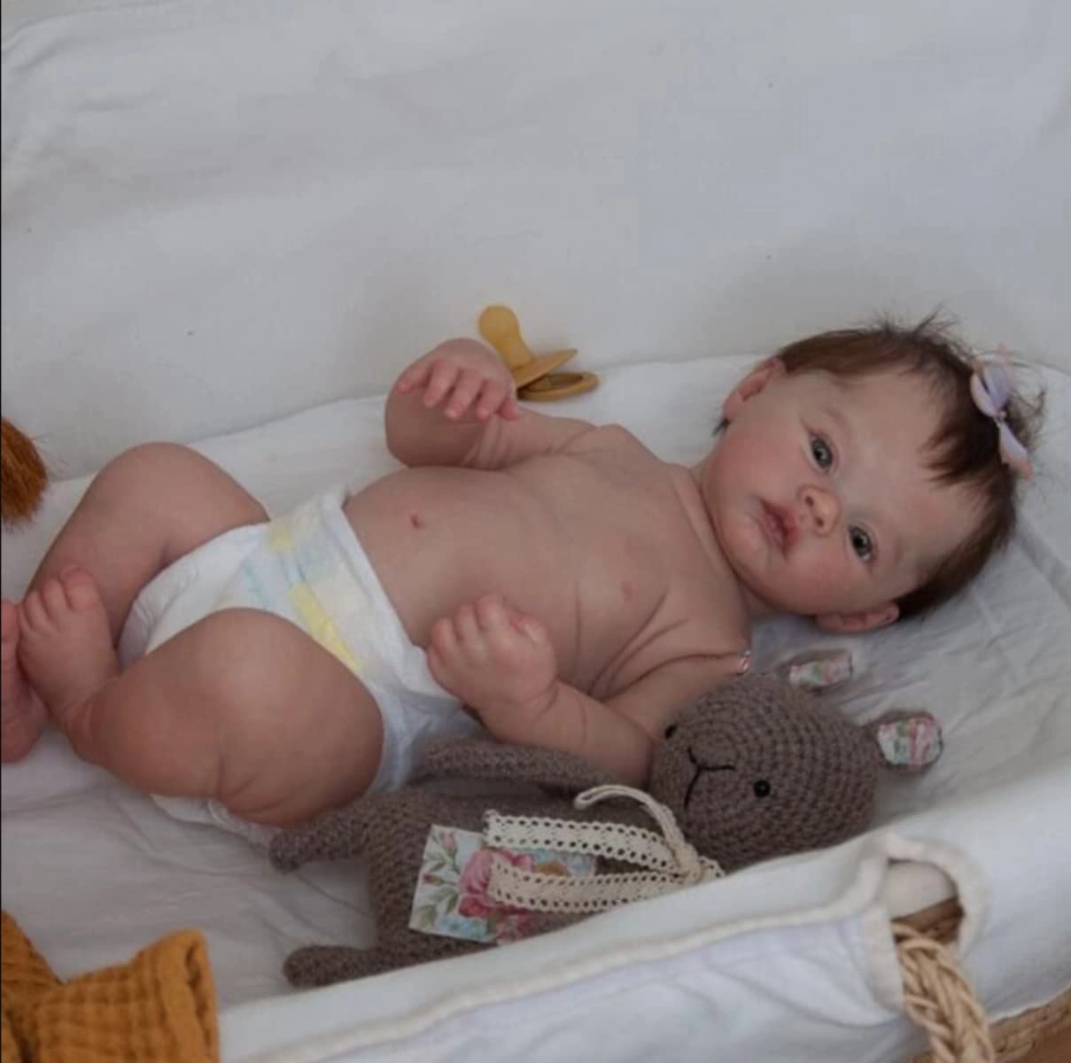 Reborn Baby Doll - 18 inch Silicone Vinyl Anatomically Correct Ages 3+