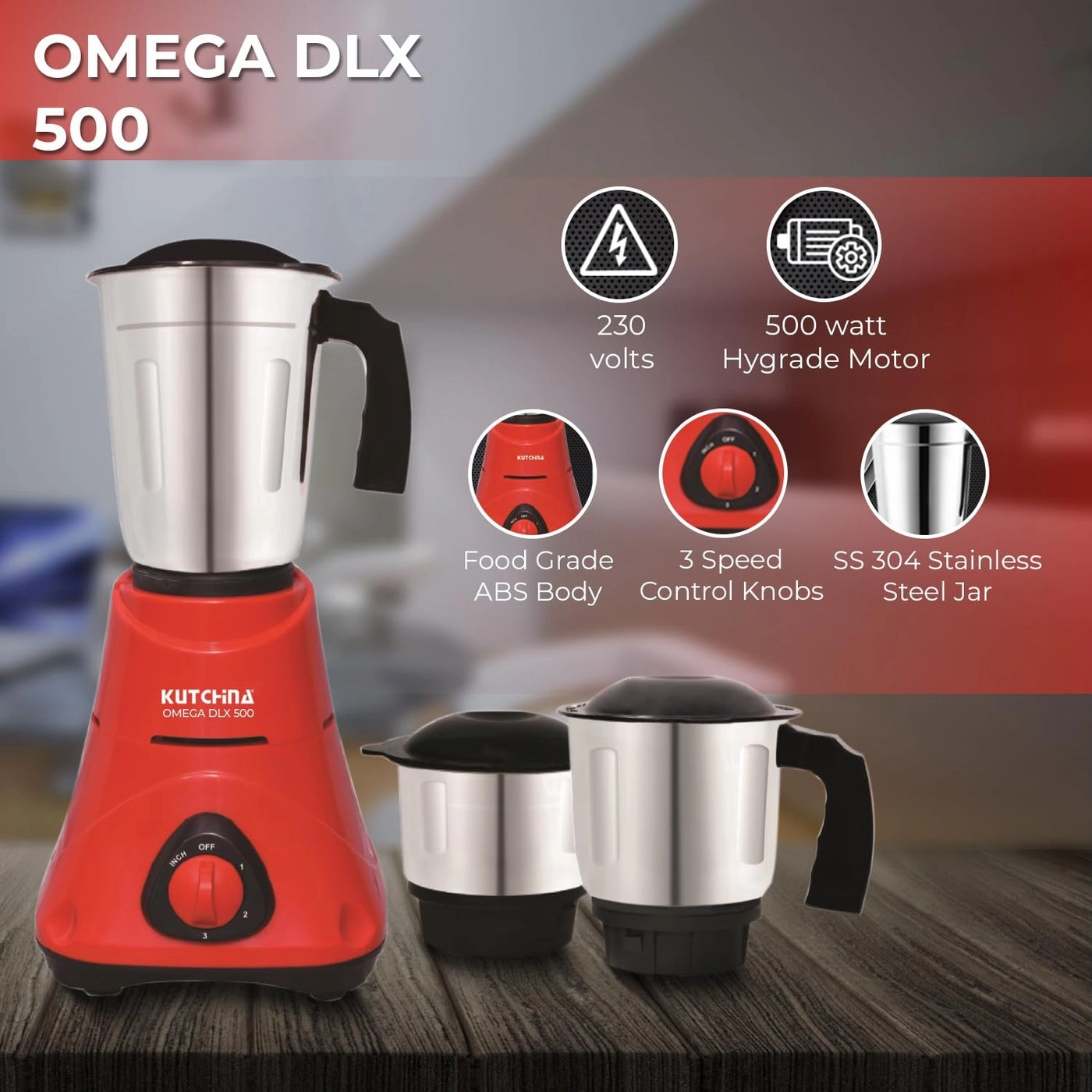Omega DLX 500 - 1.2L 500 Watt