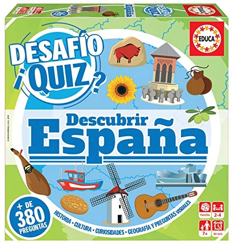 Challenge Quiz Discover Spain - 380 Questions 96 Cards