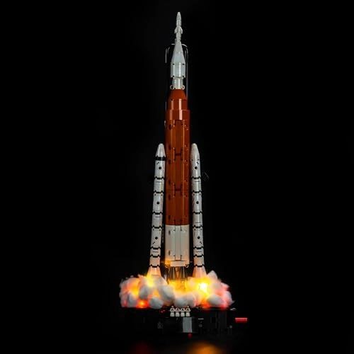 Light kit Compatible with Lego NASA Artemis Space Launch System Rocket (42221) - RC Version LED Lighting