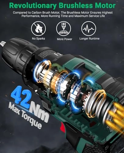 Cordless Drill Driver - 2000mAh