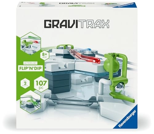 Gravitrax Flip'n'Dip - 107 Pieces Marble Track