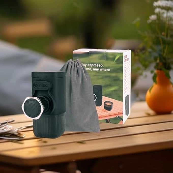 Portable Coffee Maker - 2 In 1 Handheld