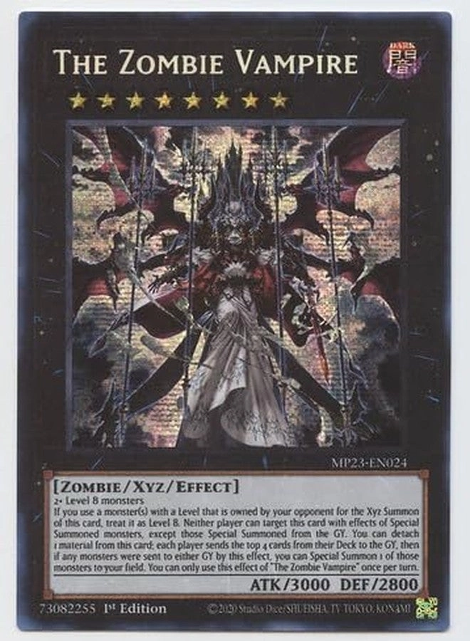 Yu-Gi-Oh! The Zombie Vampire MP23-EN024 - Prismatic Secret Rare 1st Edition