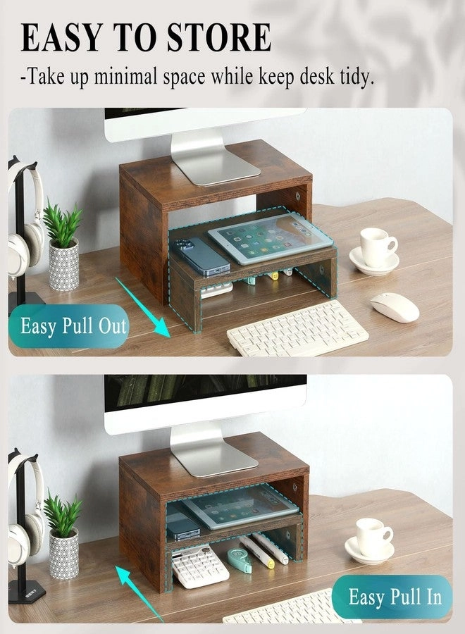 Adjustable Monitor Stand Riser Pack