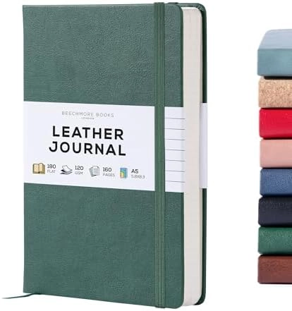 Lined Notebook A5 Hardcover - Lined 80 Sheets