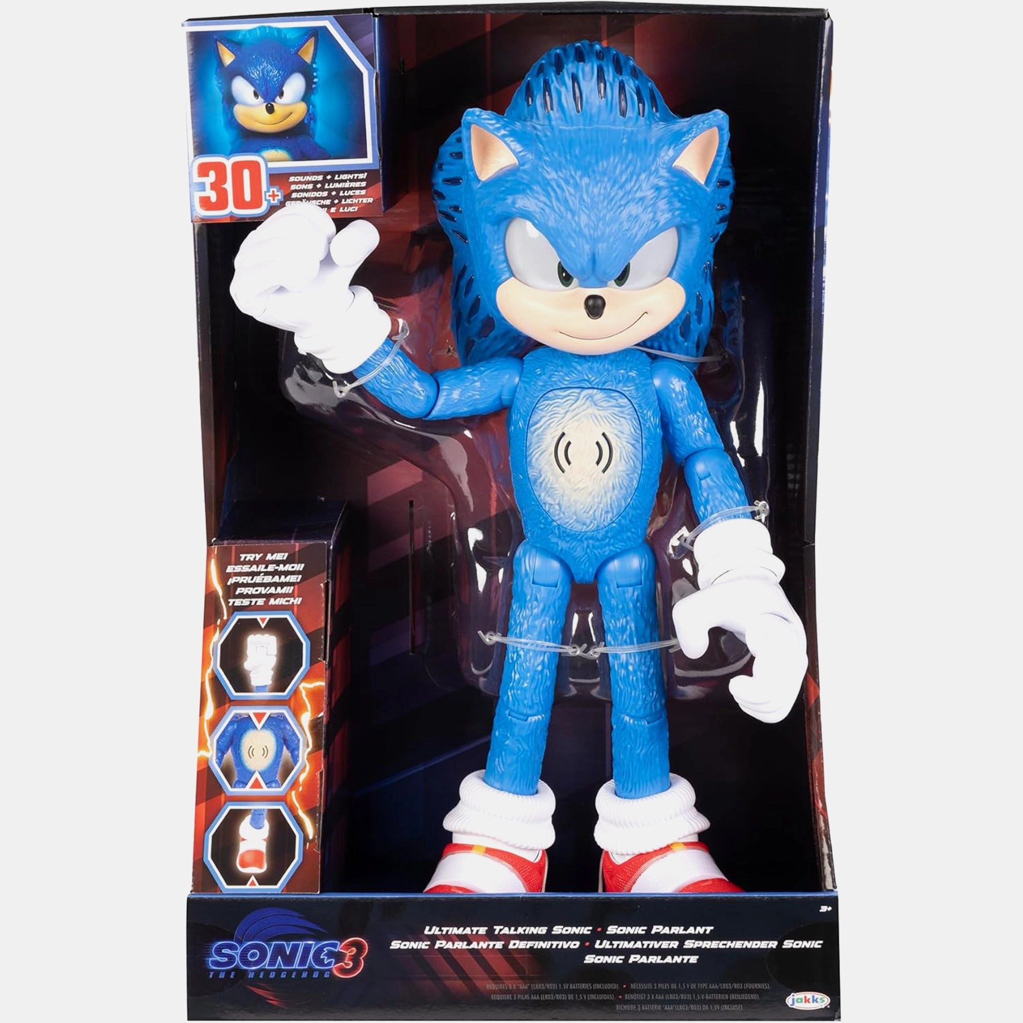 Sonic The Hedgehog - Sonic The Hedgehog 3 - 5+ (34.8 cm) (B328465)
