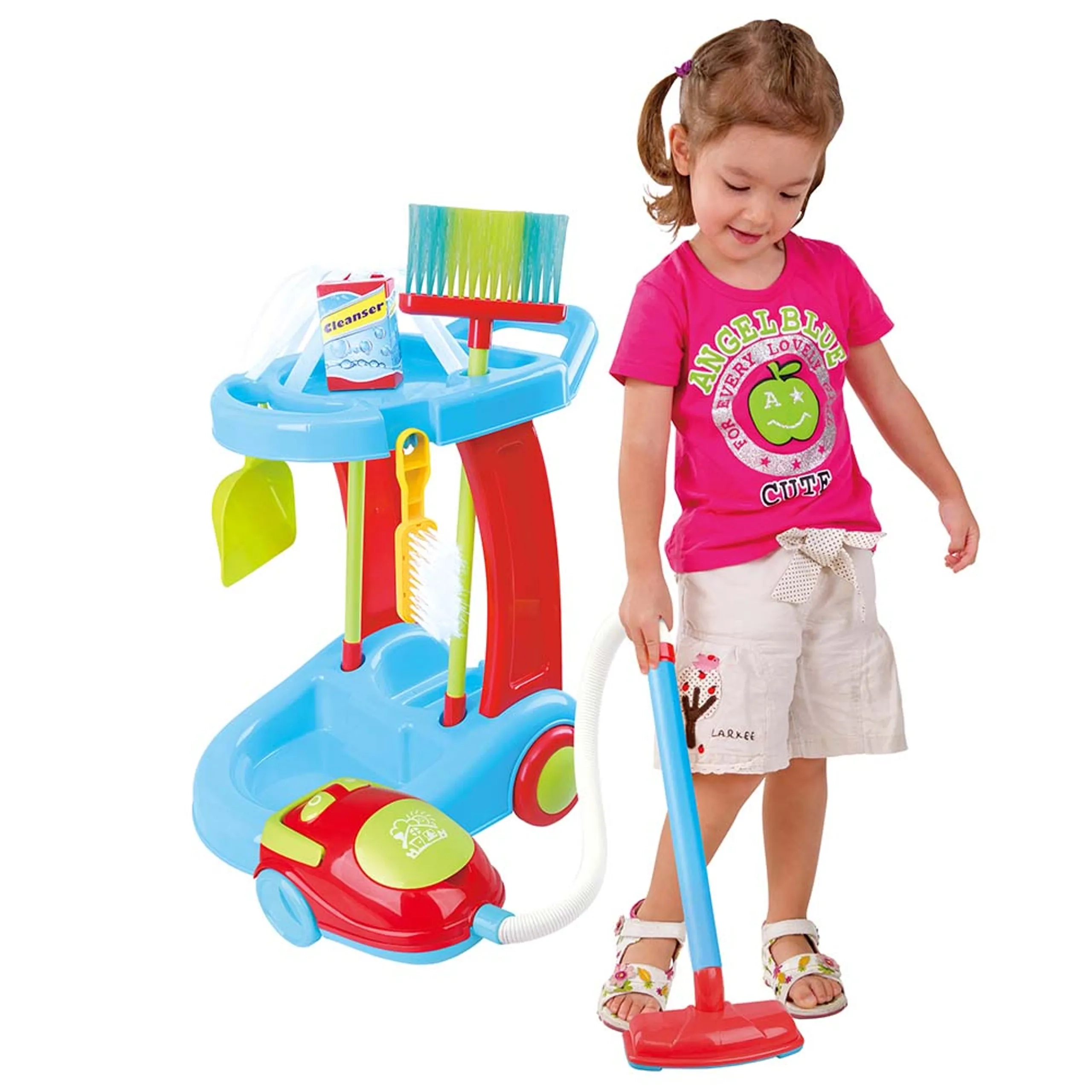 My Cleaning Trolley With Vacuum Cleaner (KZ-3469)