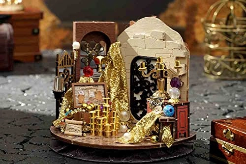 Miniature Dollhouse Kit - Dark magic mixed with gothic 1：24