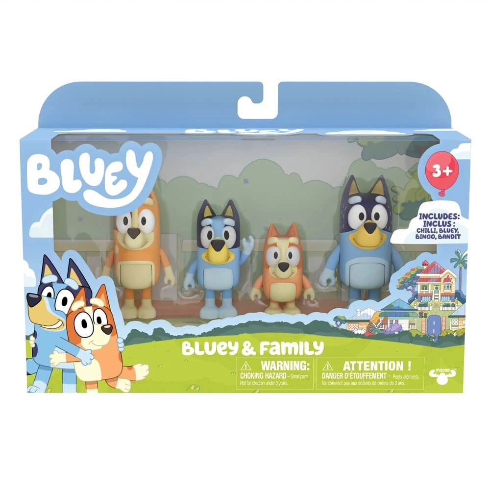 Bluey + Bingo + Chili + Bandit - Bluey