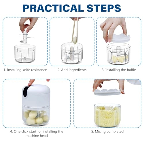 Electric Chopper - 100ml 250ml 300ml USB