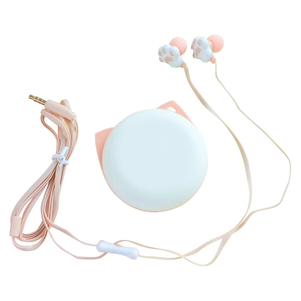 Cute Cat Claw Wired Earphone Bundle