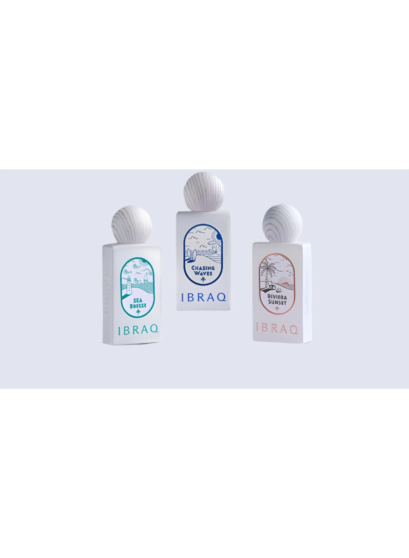 Sea Breeze - Eau de Parfum 10ml + Chasing Waves - Eau de Parfum 10ml + Riviera Sunset - Eau de Parfum 10ml