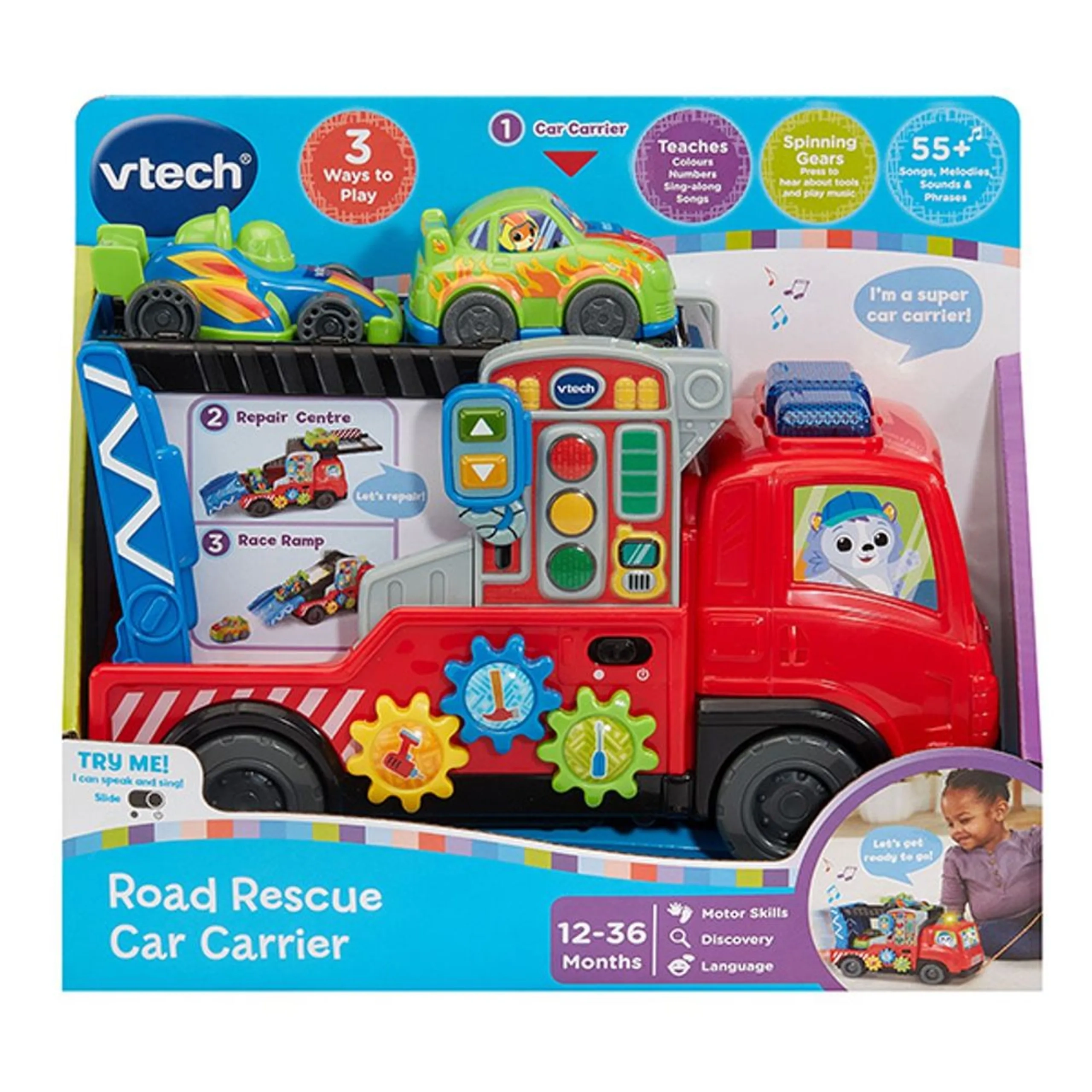 3 In 1 Musical Car Carrier Truck